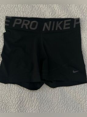 Nike Black Women's Pro Stretch Performance Shorts